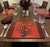 Italian Lacquered Coral-Motif Placemats - Set of 6 For Sale - Image 9 of 11