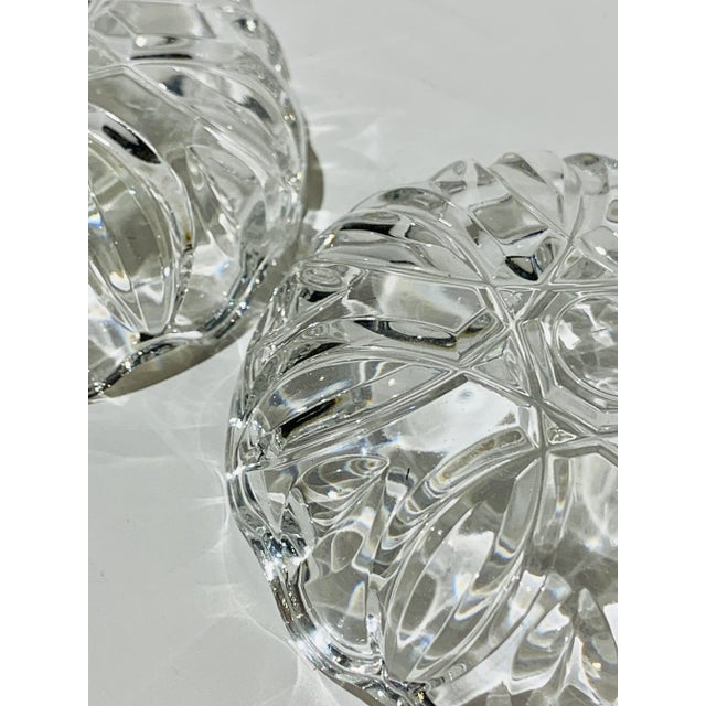 This adorable pair of small lead crystal bowls would be perfect for your table for entertaining! Perfect for that perfect...