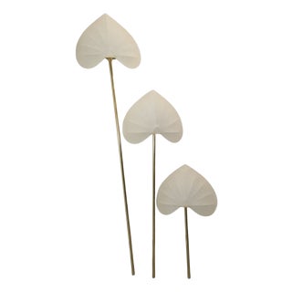 Brass Floor Lamps attributed to Antonio Pavia, Italy, 1970s, Set of 3 For Sale