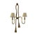 Knot Appliques from Italo Valenti, 1970s, Set of 2, in Flawless conditions. Designed 1970 to 1979 Up to 250V (Europe/UK...