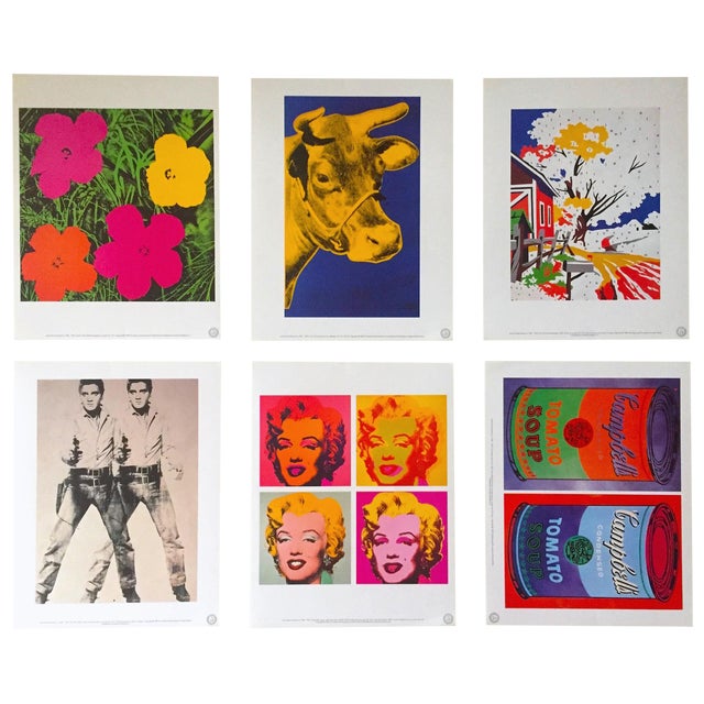 Andy Warhol Estate 1989 " Pop Art Portfolio " Collector's Lithograph