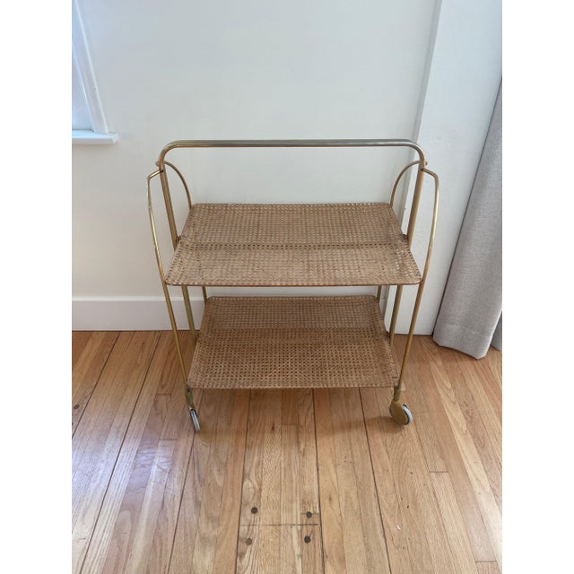 Wood Mid 20th Century French Folding Cart For Sale - Image 7 of 7