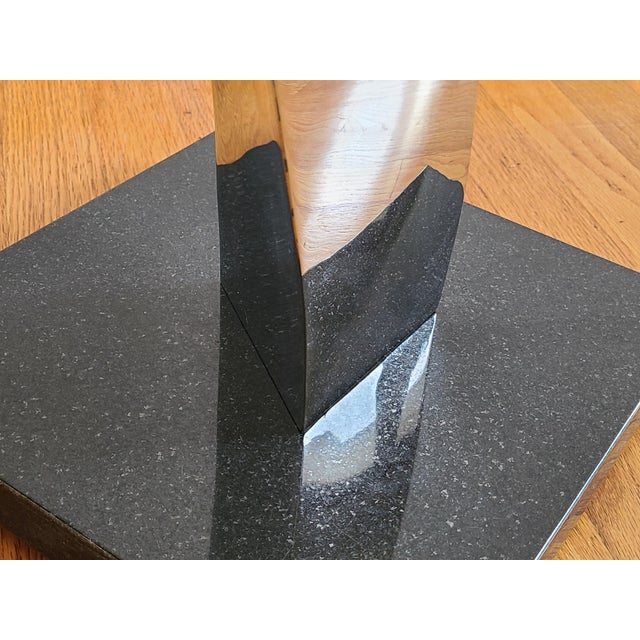 2020s Curtis Norton Sculptural Floor Lamp in Stainless Steel For Sale - Image 5 of 10