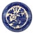 Antique Japanese Blue & White Transferware Chinoiserie Bowl For Sale