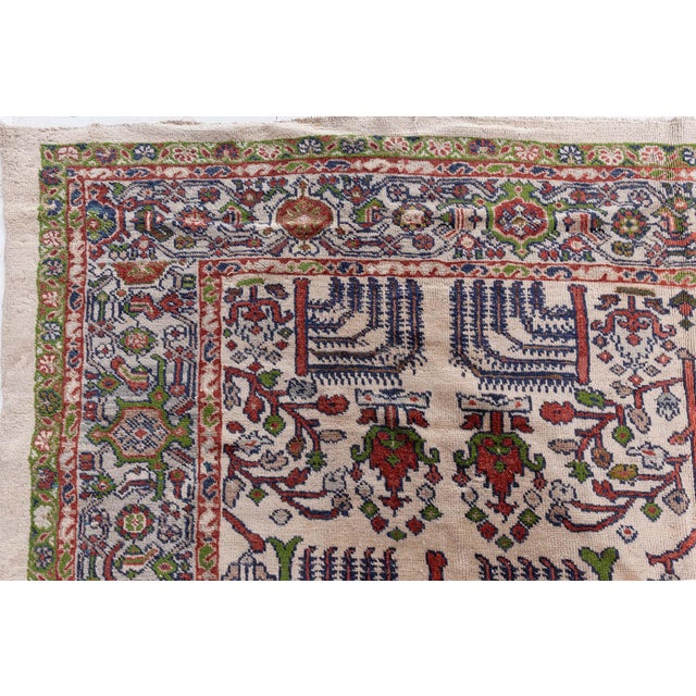 Navy Blue 1920s Persian Sultanabad Rug For Sale - Image 8 of 8