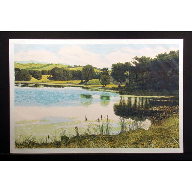 "Cattails" by Gordon Mortensen Hand Signed, Dated, Titled and Numbered by the artist in pencil Limited Edition Reduction...