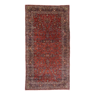 Late 19th Century Persian Qazvin Palace Rug, 11'00 X 21'00 For Sale