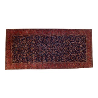 1920's Antique Persian Sarouk Mohajeran Palace Rug, 9'5" X 20'2" For Sale