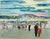 Yves Brayer (1907-1990) Marseille: The Corniche Original color lithograph Signed in pencil Limited edition of 62 (this is...