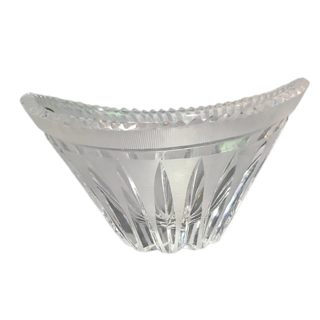 Vintage 24% Lead Crystal Candy Dish Bowl Hand Cut For Sale - Image 9 of 9
