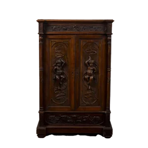 Carved Secretaire with Drawers