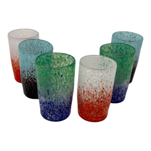 Murano Drinking Glasses - Set of 6