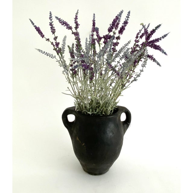 Boho Chic Antique Turkish Yoghurt Potter Jug For Sale - Image 3 of 11