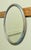 Art Deco Blue Oval Mirror with Oval Frame, 1930 For Sale - Image 6 of 7