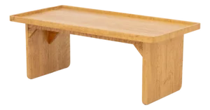 Modern Birdseye Maple Waterfall Coffee Table