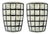 Mid-Century Modern Glass Wall Lights from Limburg, Germany, 1960s, Set of 2 For Sale