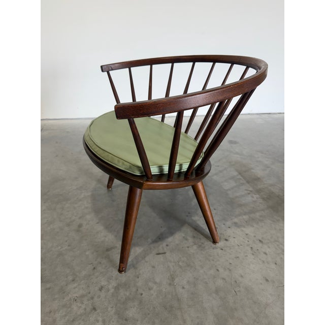 1950s Yngve Ekström Arka Attrb Spindle Chair, Sweden c.1950’s For Sale - Image 5 of 12