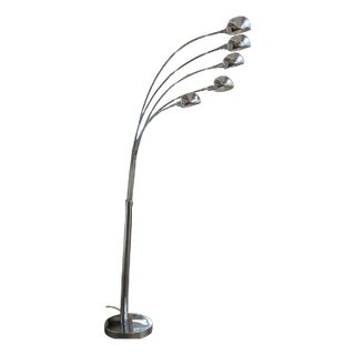 Vintage Five-Arm Lamp from Ateljé Lyktan, 1970s For Sale