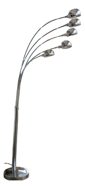 Vintage Five-Arm Lamp from Ateljé Lyktan, 1970s