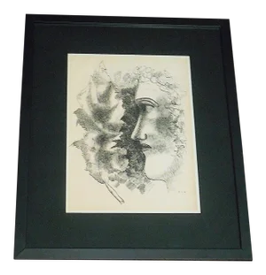 Vintage Mid 20th C. Lithograph-"Ete Et Feuille"-Fernand Leger From Verve Art Journal
