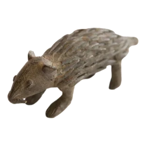 Vintage African Porcupine Sculpture