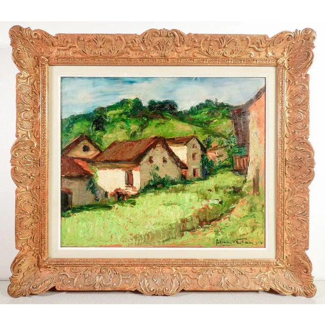 Felice Vellan, Landscape, 1964, Oil Painting, Framed For Sale - Image 9 of 9