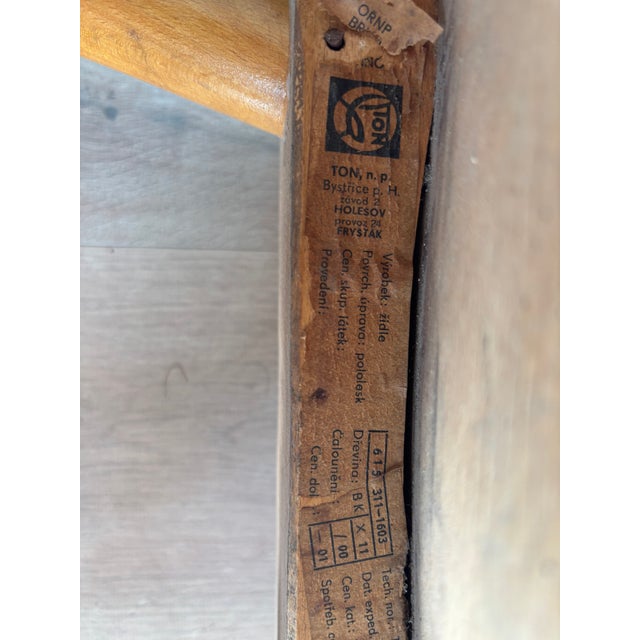 Vintage Dining Chair from Ton, Former Czechoslovakia, 1960s For Sale - Image 11 of 13