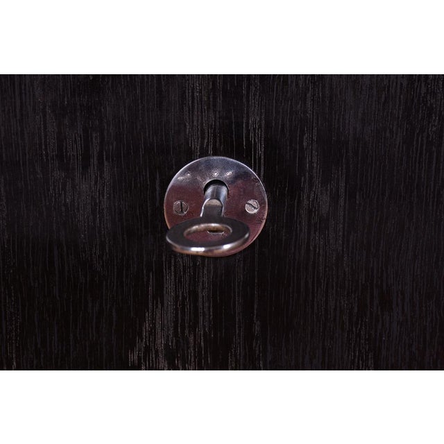 Bauhaus Bauhaus Writing Desk in Oak and Chrome from Robert Slezák, Czech, 1930s For Sale - Image 3 of 16