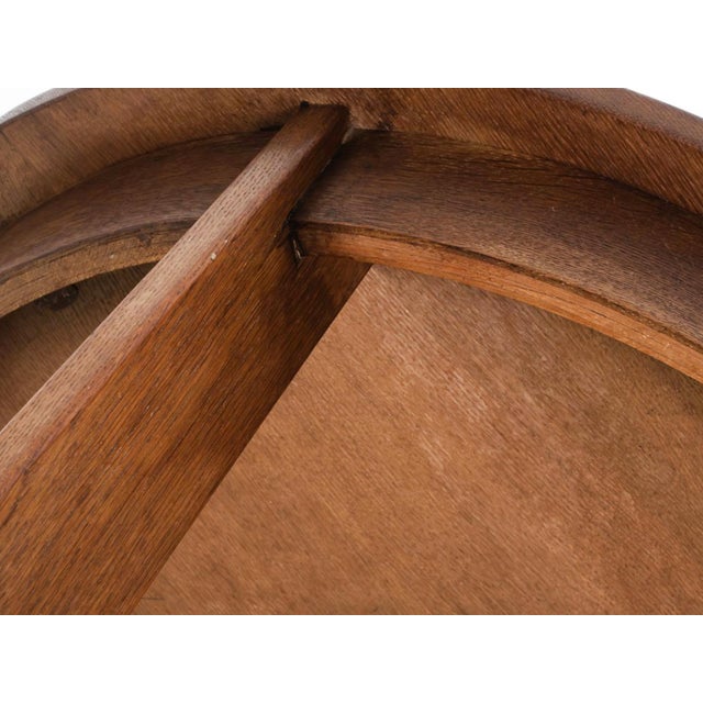 1920s Dutch Art Deco Tiered White Oak Side Table For Sale - Image 12 of 13