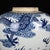 Vintage Blue and White Porcelain Lidded Jar With Dragon and Carp Motif For Sale In Los Angeles - Image 6 of 8
