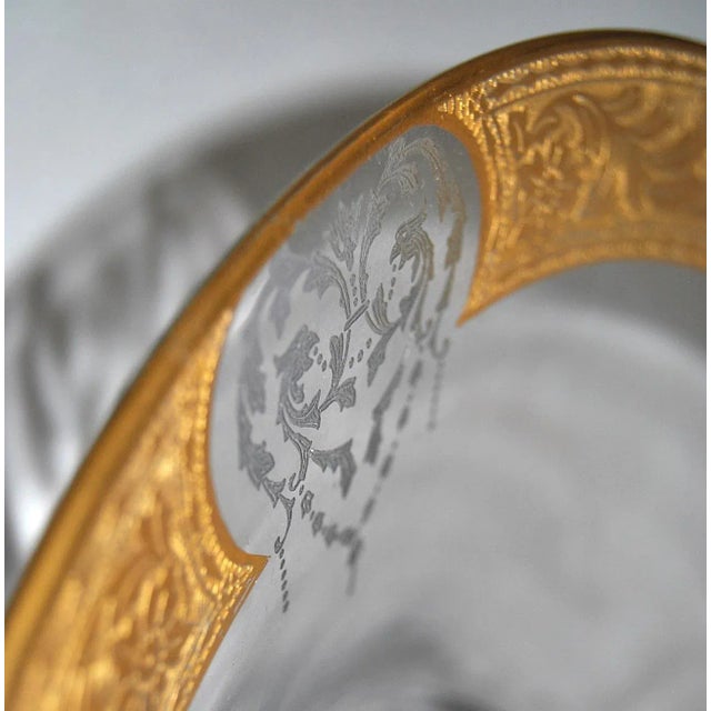 French Japonisme Etched Gilt and Cut Crystal Centerpiece For Sale In Salt Lake City - Image 6 of 11