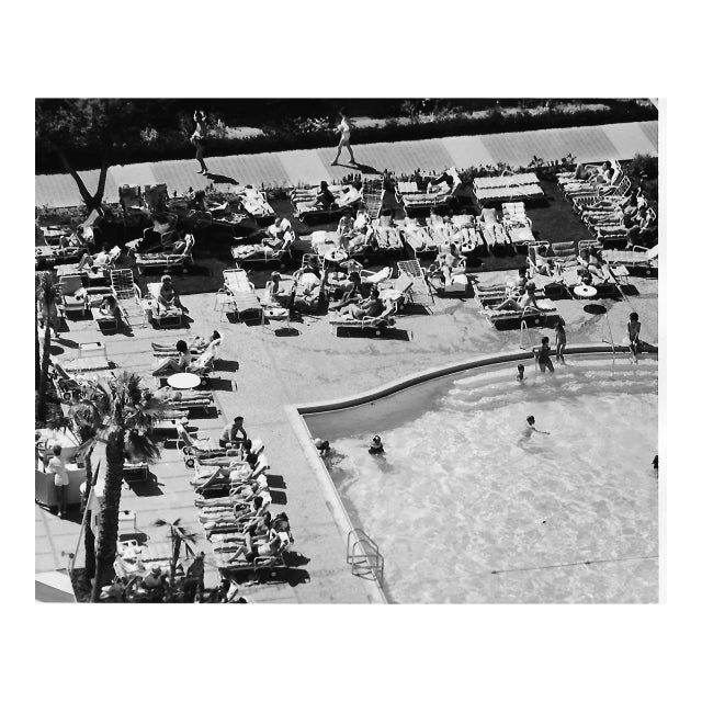 1960s Sahara Hotel Las Vegas Pool Photograph by Don Ware For Sale