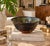 Beautiful vintage 1980s handmade studio pottery bowl, signed “Mess” on the underside. Featuring a wide, flared silhouette...