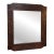 Carved Wood Bamboo/Leaf-Frame Wall Mirror For Sale
