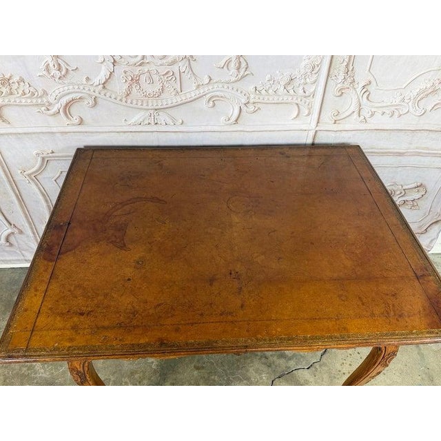 Antique French Louis XV Coffee Table, Solid Oak, Circa 1890 For Sale - Image 10 of 13