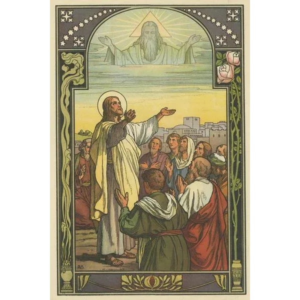 Dr. Ecker, The Blessing of Christ, 1913, Print For Sale - Image 4 of 5