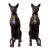 1970s Pair of Bronze Egyptian Bastet Cat Sculptures by A.Tiot For Sale