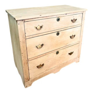 18th C. Swedish Gustavian Scrubbed Birch Commode For Sale