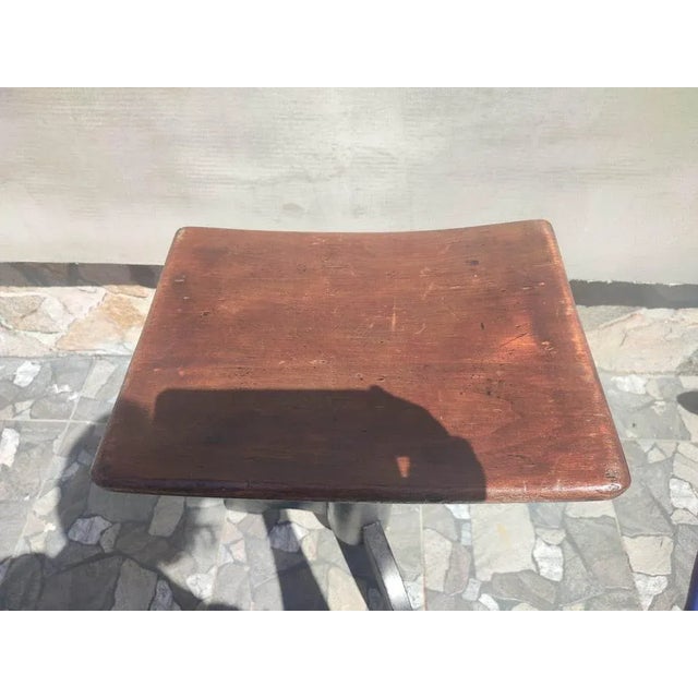 Pre-War Wooden Stool, 1890s For Sale - Image 5 of 8