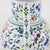 White Vintage Floral Bird Ceramic Pitcher With Colorful Hand-Painted Flowers For Sale - Image 8 of 11