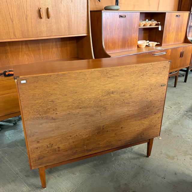 Jentique Mid-Century Teak Bookcase Display For Sale - Image 10 of 11