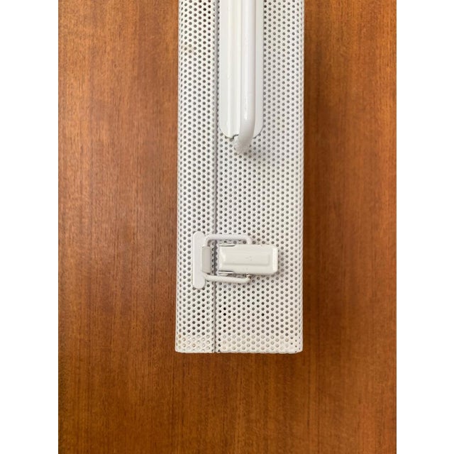 Postmodern White Perforated Metal Briefcase, 1980s For Sale - Image 11 of 18