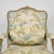 French 18th Century Painted French Armchair in Coraggio Fabric For Sale - Image 3 of 10