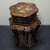 Late 20th Century Pair of Huali Rosewood Hexagonal Plant Stands Inlaid With Mother-of-Pearl For Sale - Image 5 of 10