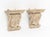 Neoclassical Neoclassical Carved Wood Wall Brackets, Pair For Sale - Image 3 of 8