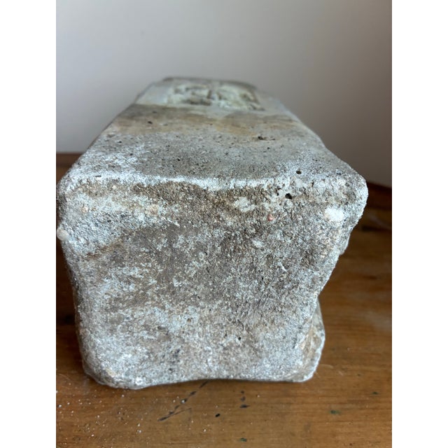 Vintage Gothic Revival Cast Stone Pier Finial / Architectural Salvage Post Cap - 16" For Sale - Image 9 of 10