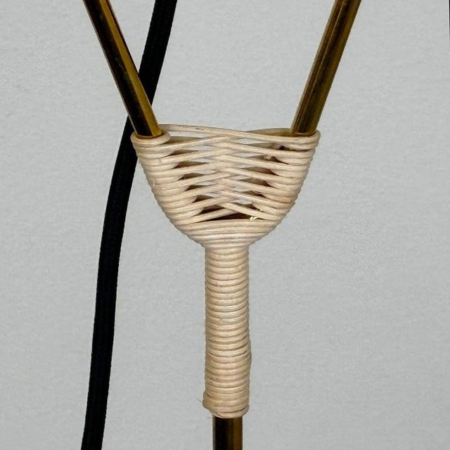 Carl Auböck Mid-Century Austrian Vice Versa Floor Lamp in Brass and Iron attributed to Carl Auböck, 2025 For Sale - Image 4 of 11