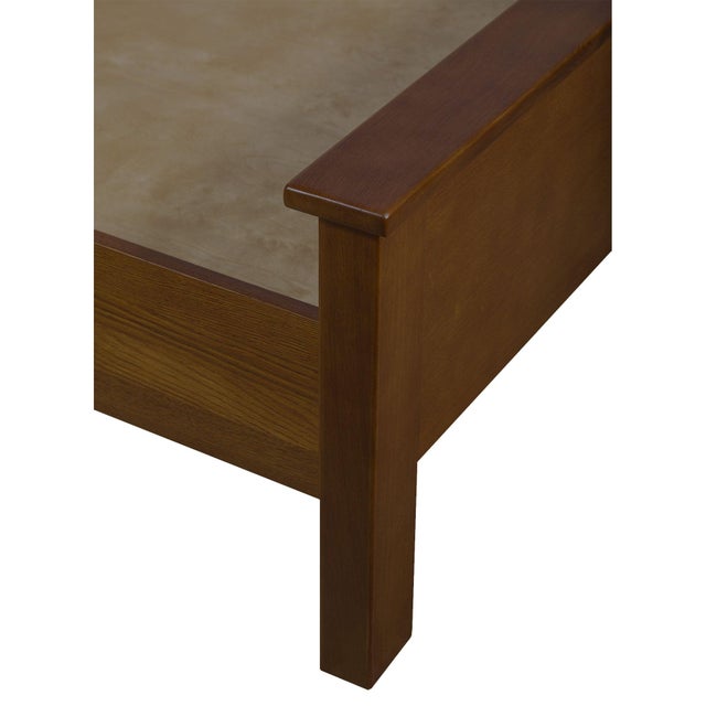 Mission Oak Panel Bed - Walnut For Sale - Image 4 of 8