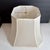 Vintage Mid-Century Modern Ivory Octagonal Bell Lamp Shade For Sale - Image 4 of 12