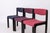 Mid-Century Modern German Dining Chairs in Black Beechwood with Pastel Upholstery, 1950s, Set of 6 For Sale - Image 3 of 11